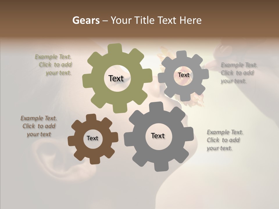 Pick Childhood Flower PowerPoint Template