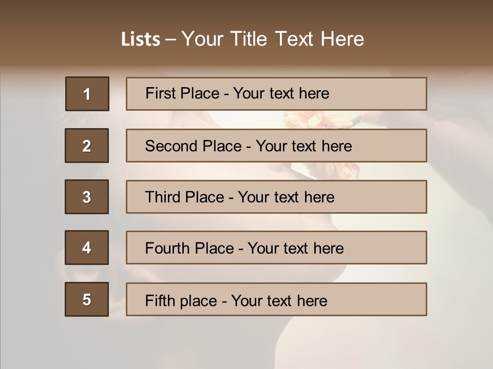 Pick Childhood Flower PowerPoint Template