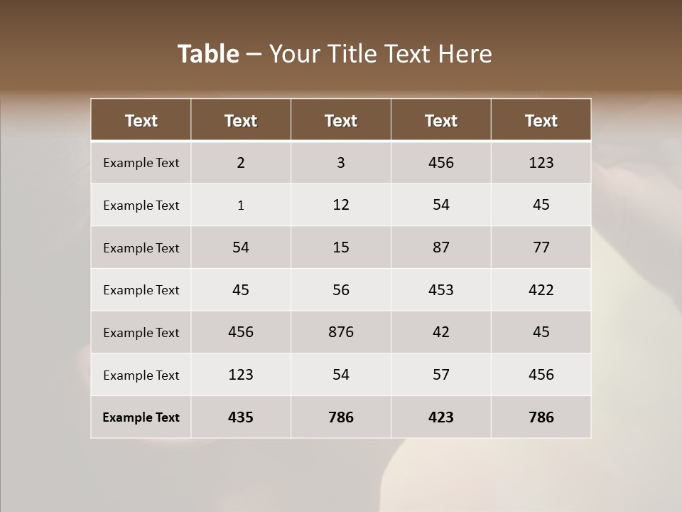 Pick Childhood Flower PowerPoint Template
