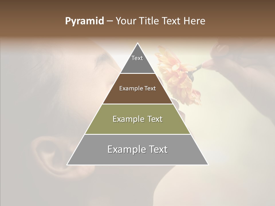 Pick Childhood Flower PowerPoint Template