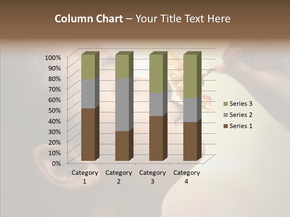 Pick Childhood Flower PowerPoint Template