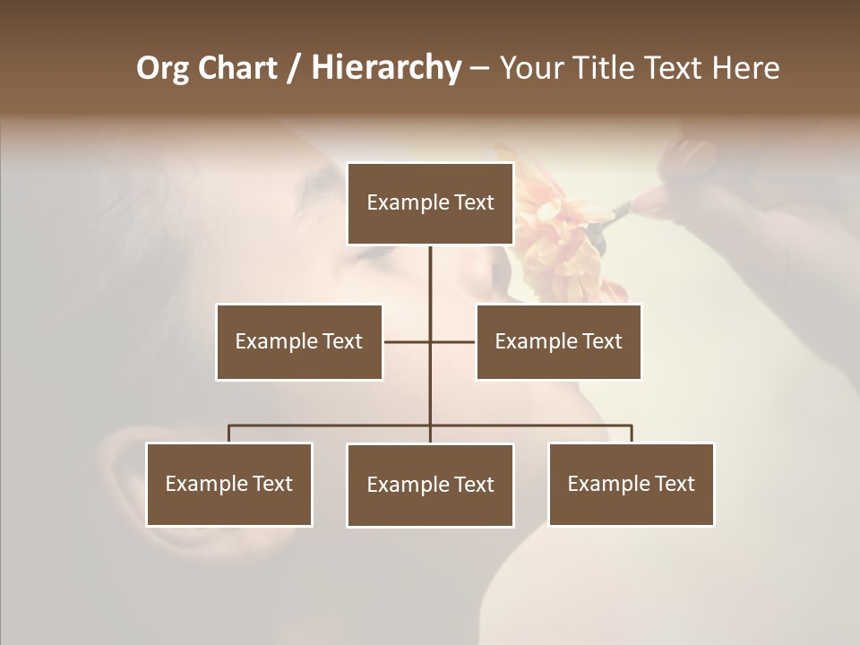 Pick Childhood Flower PowerPoint Template