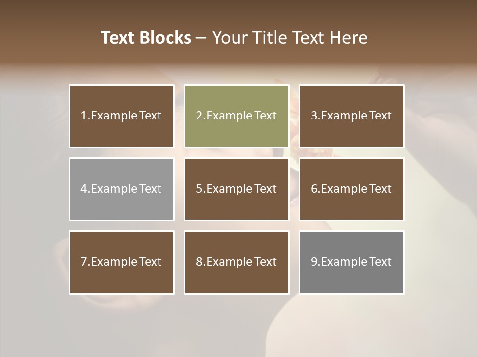 Pick Childhood Flower PowerPoint Template