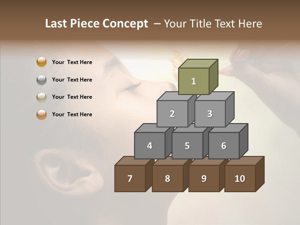 Pick Childhood Flower PowerPoint Template