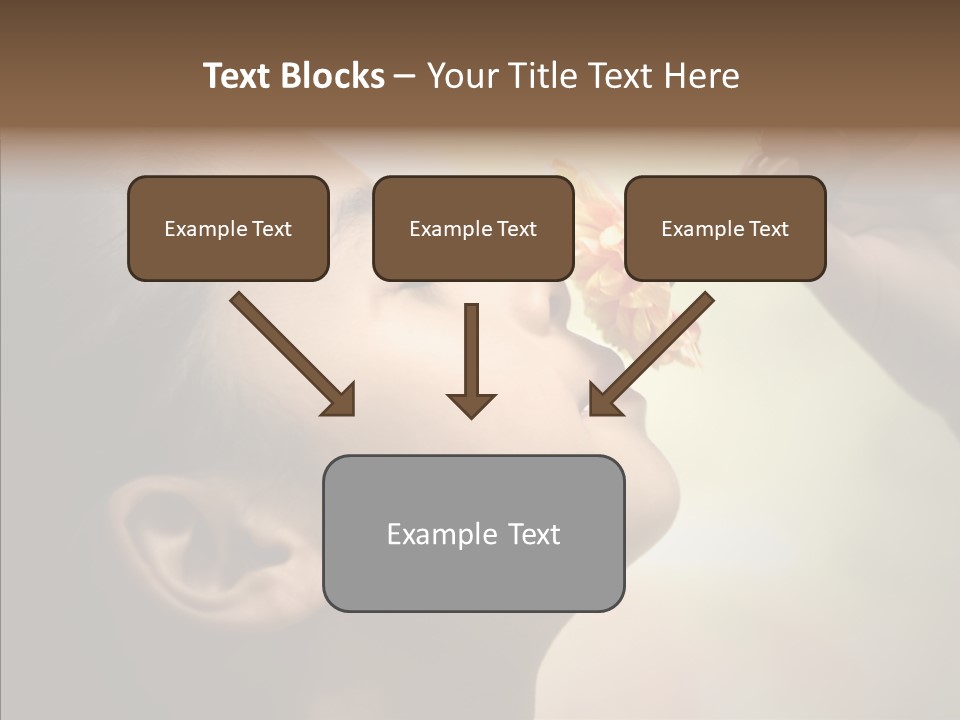 Pick Childhood Flower PowerPoint Template