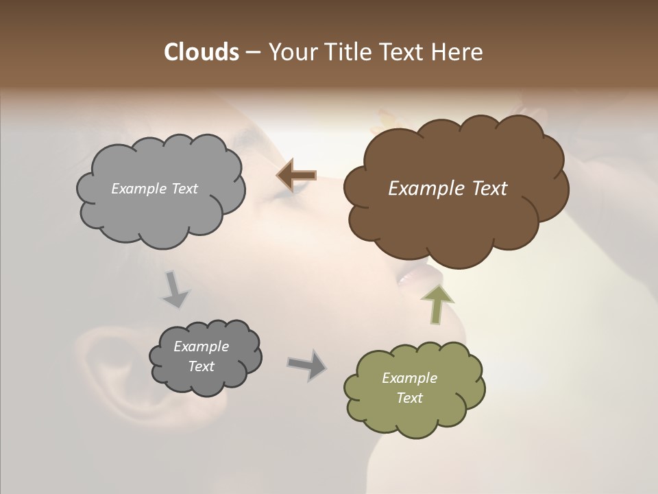 Pick Childhood Flower PowerPoint Template
