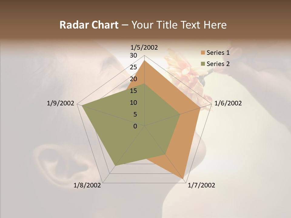 Pick Childhood Flower PowerPoint Template
