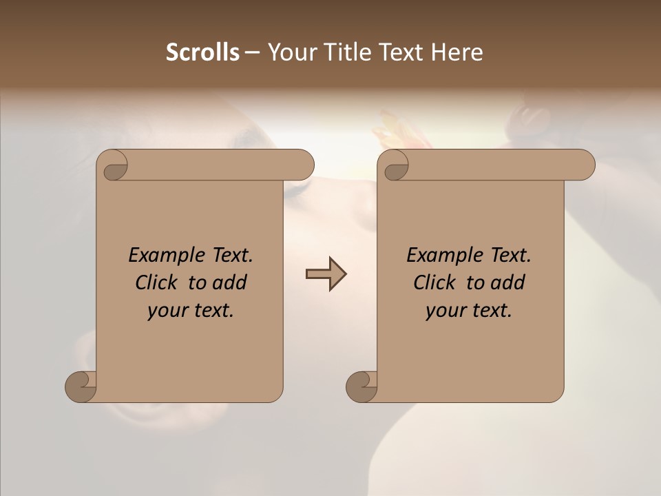 Pick Childhood Flower PowerPoint Template