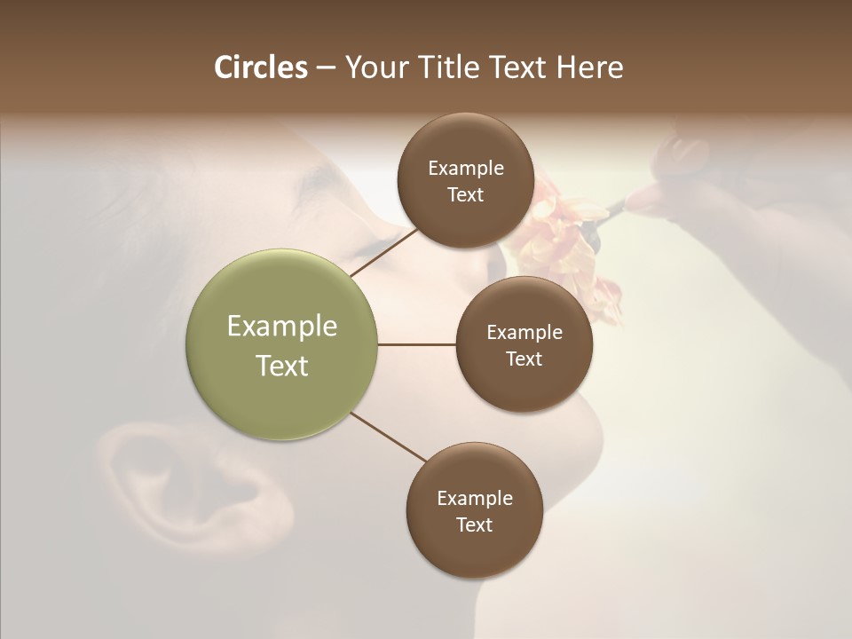 Pick Childhood Flower PowerPoint Template