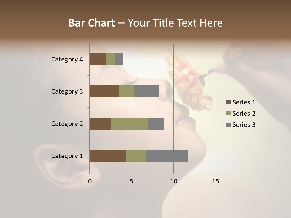 Pick Childhood Flower PowerPoint Template