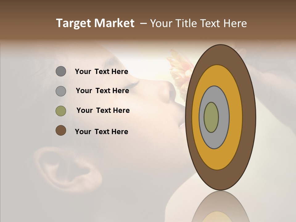 Pick Childhood Flower PowerPoint Template