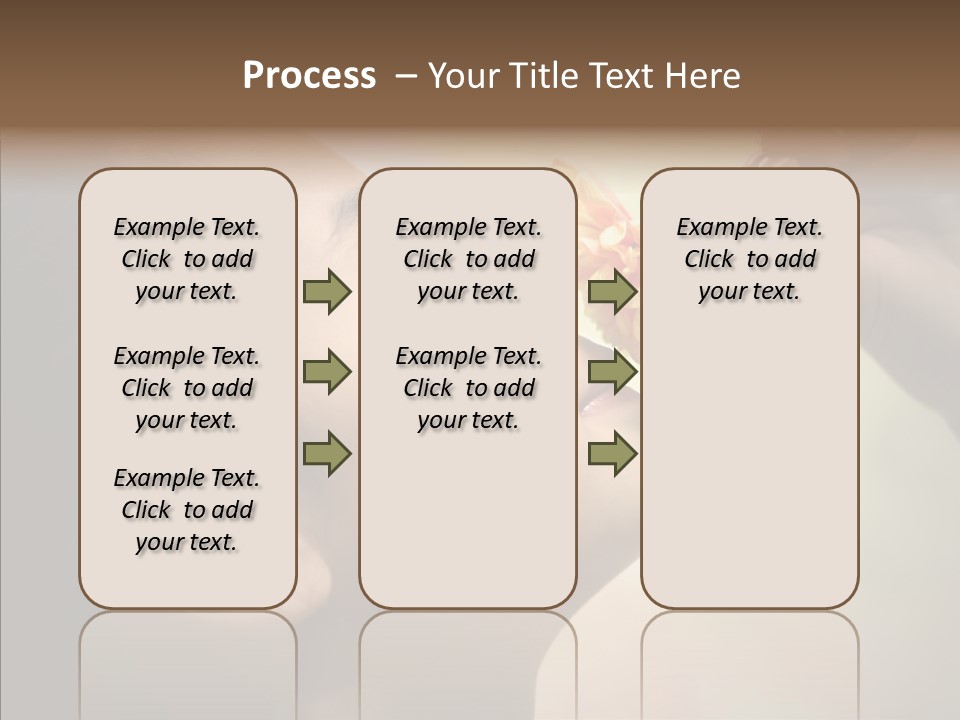 Pick Childhood Flower PowerPoint Template
