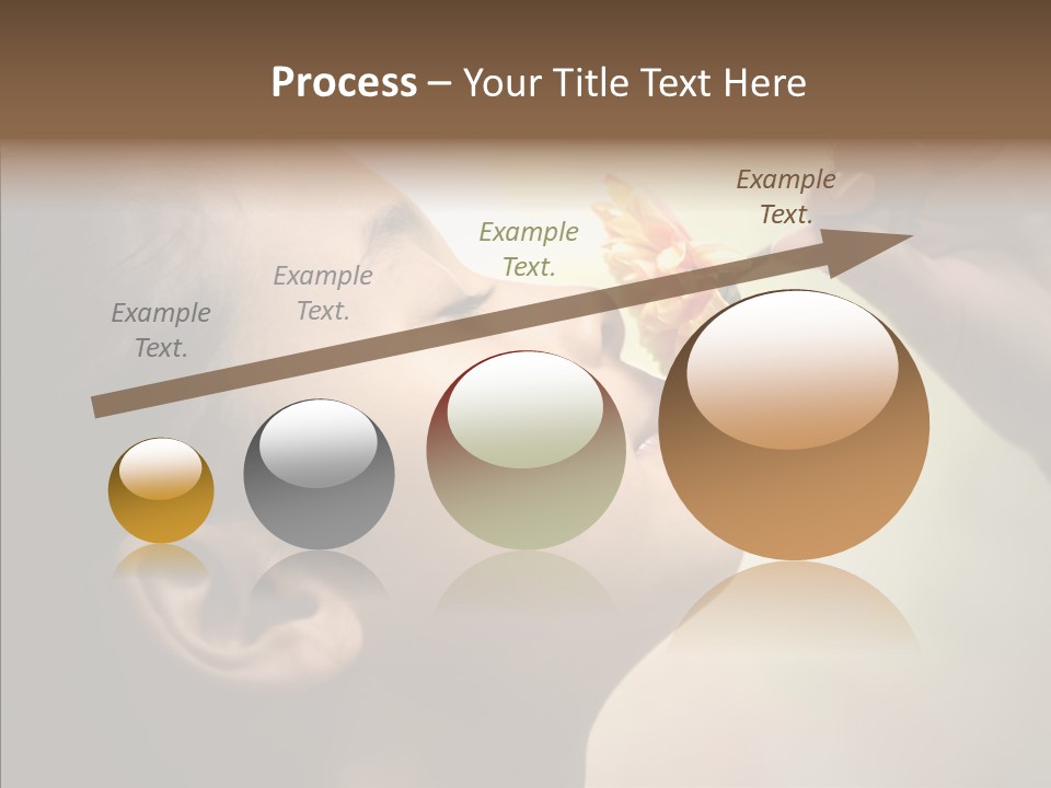 Pick Childhood Flower PowerPoint Template