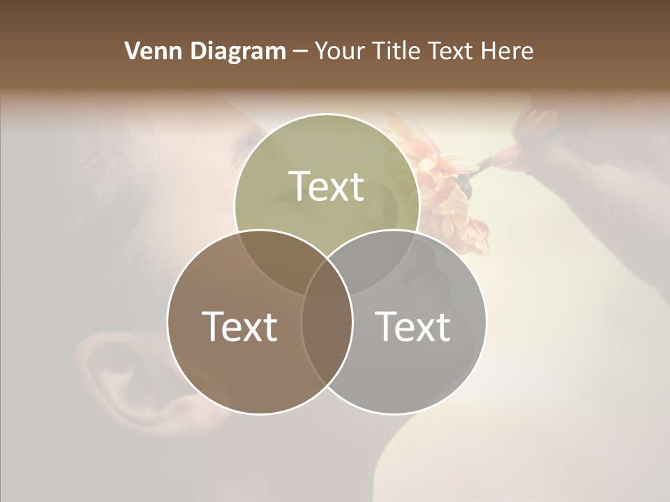 Pick Childhood Flower PowerPoint Template