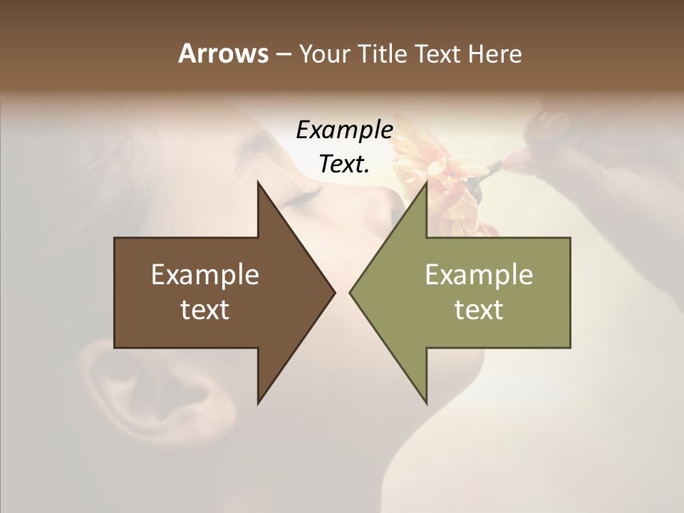 Pick Childhood Flower PowerPoint Template