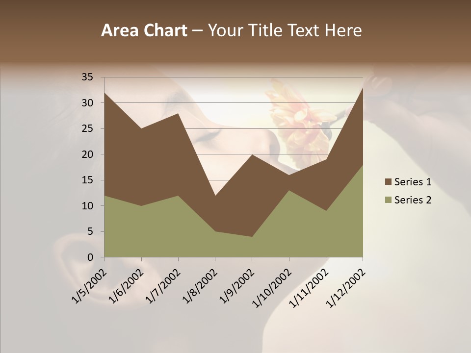 Pick Childhood Flower PowerPoint Template