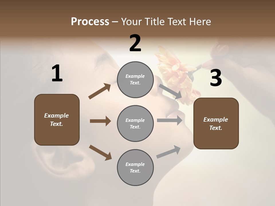 Pick Childhood Flower PowerPoint Template