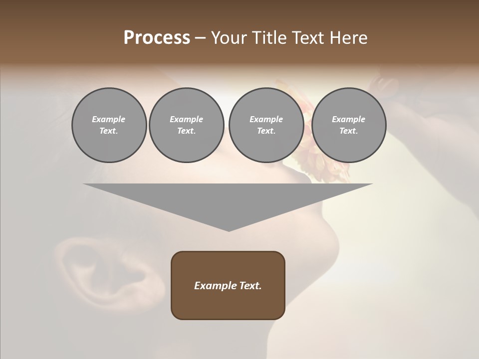 Pick Childhood Flower PowerPoint Template
