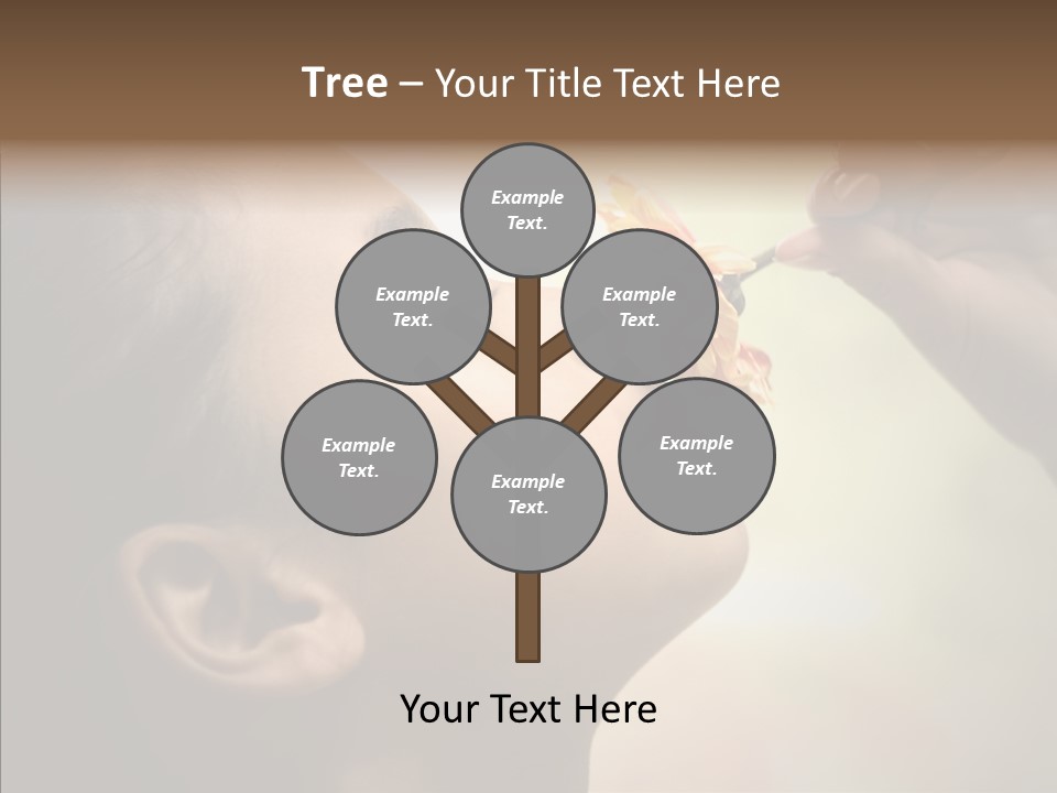 Pick Childhood Flower PowerPoint Template