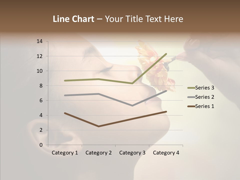 Pick Childhood Flower PowerPoint Template