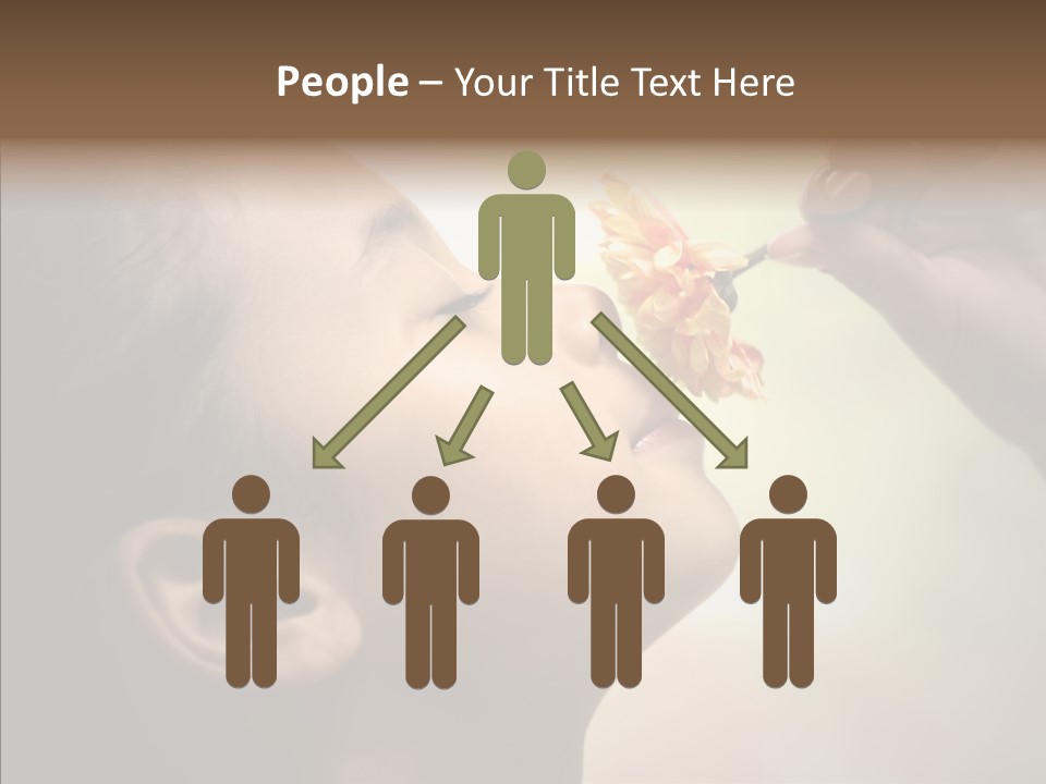 Pick Childhood Flower PowerPoint Template