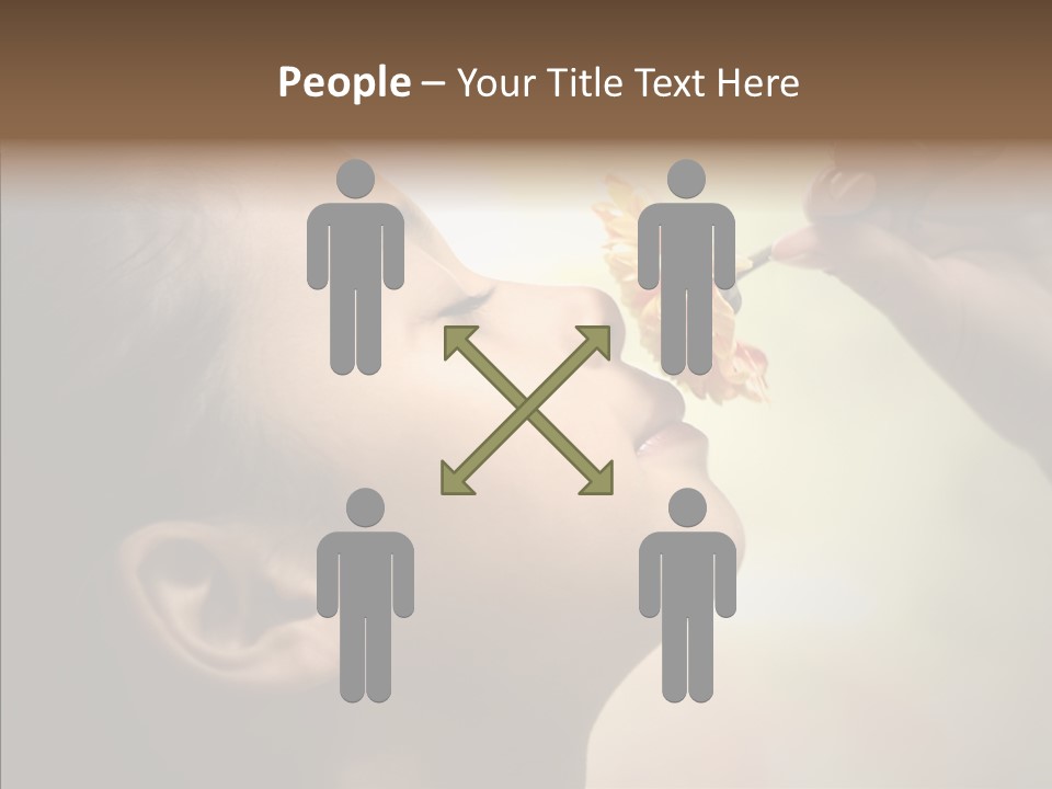 Pick Childhood Flower PowerPoint Template