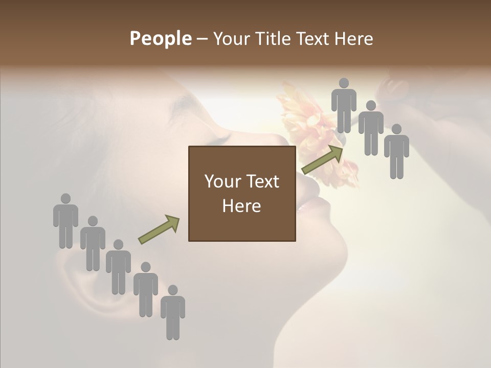 Pick Childhood Flower PowerPoint Template