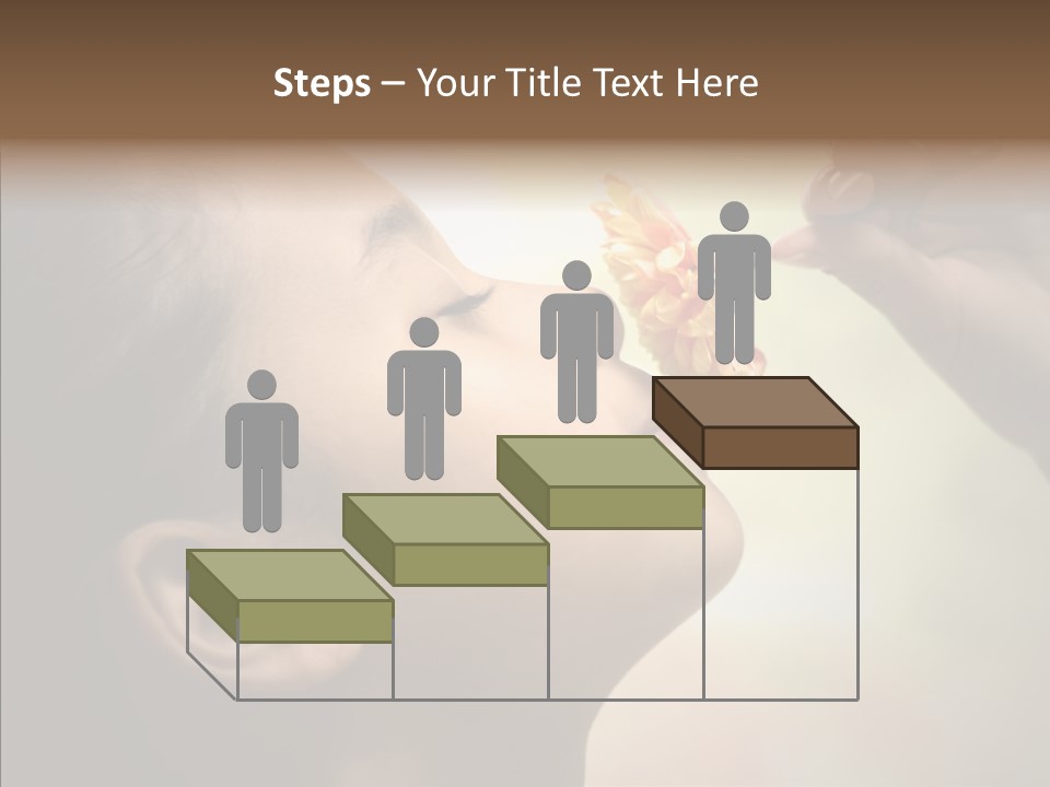 Pick Childhood Flower PowerPoint Template