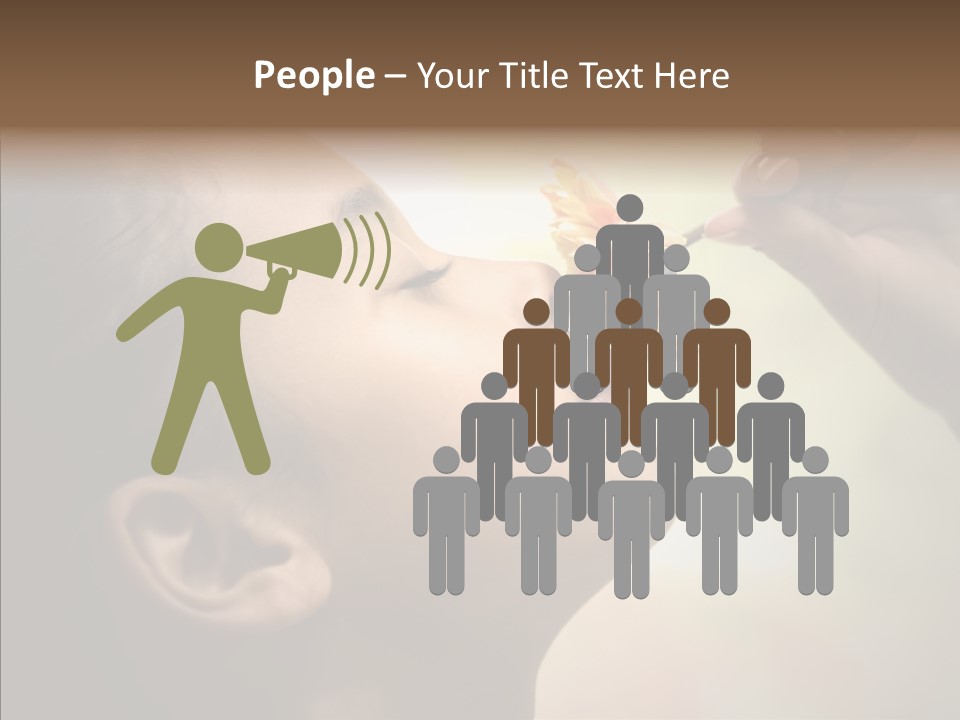 Pick Childhood Flower PowerPoint Template