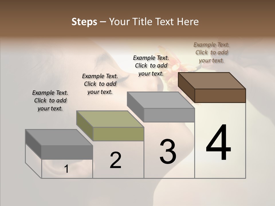 Pick Childhood Flower PowerPoint Template