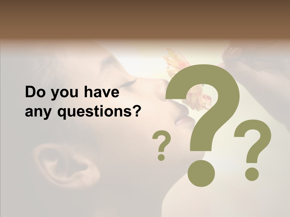 Pick Childhood Flower PowerPoint Template