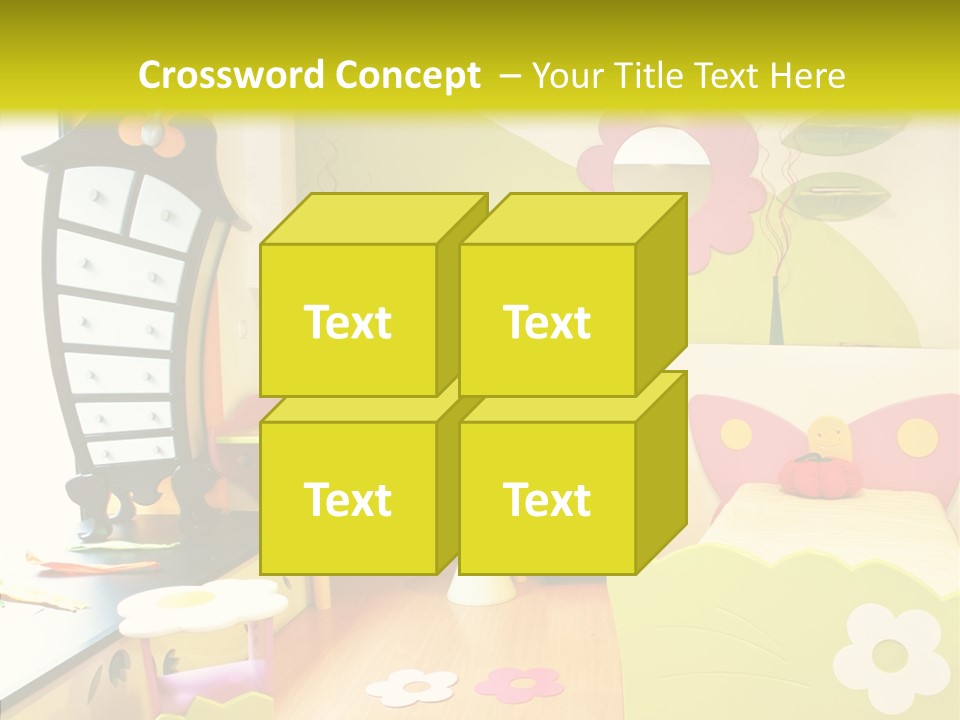 Interior Fun Bright PowerPoint Template