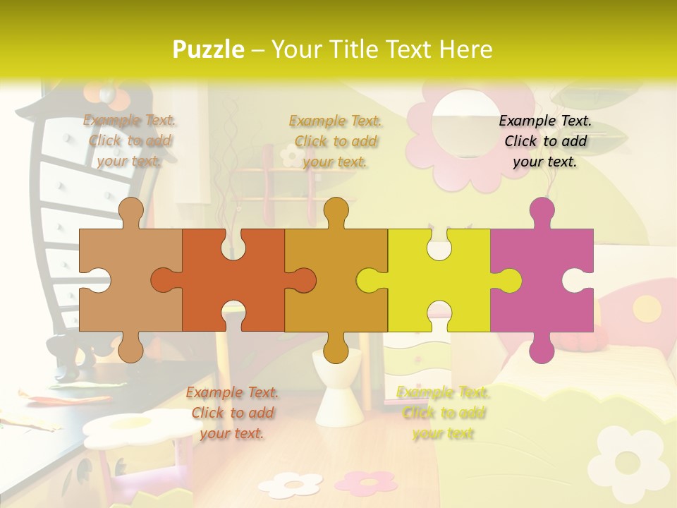 Interior Fun Bright PowerPoint Template