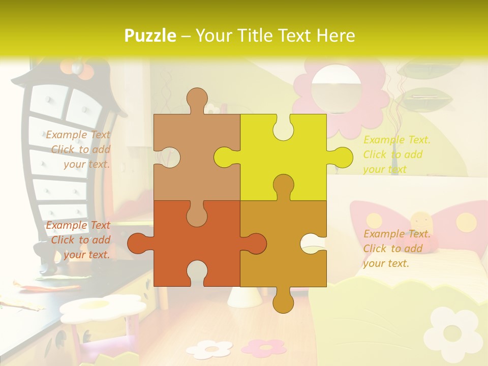 Interior Fun Bright PowerPoint Template