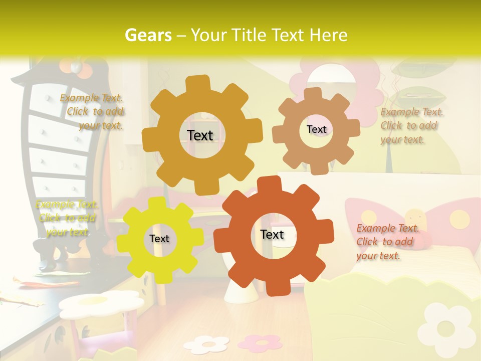 Interior Fun Bright PowerPoint Template