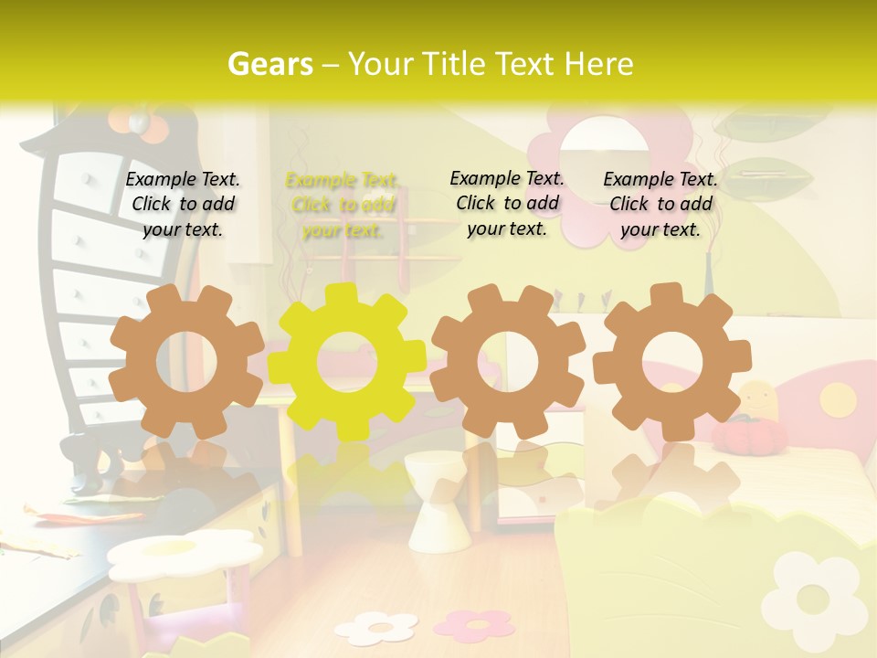 Interior Fun Bright PowerPoint Template