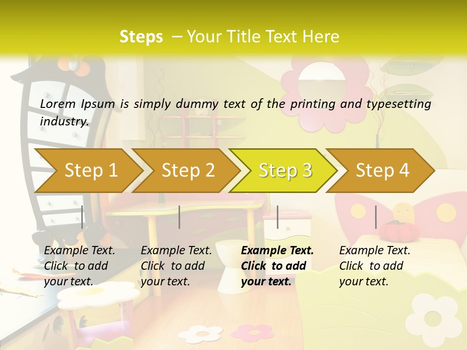 Interior Fun Bright PowerPoint Template