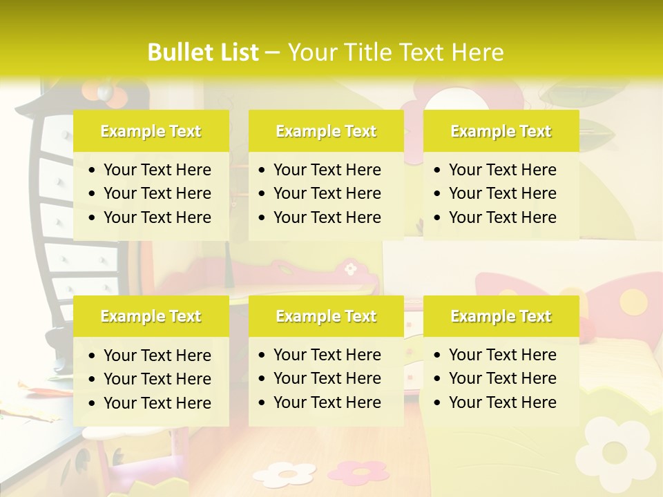 Interior Fun Bright PowerPoint Template