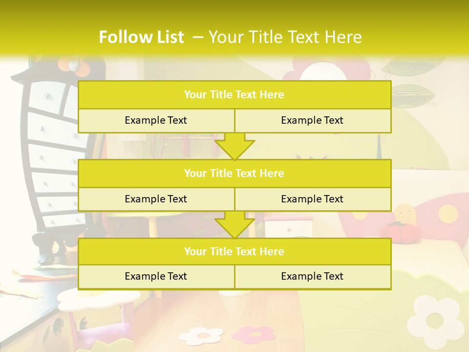 Interior Fun Bright PowerPoint Template