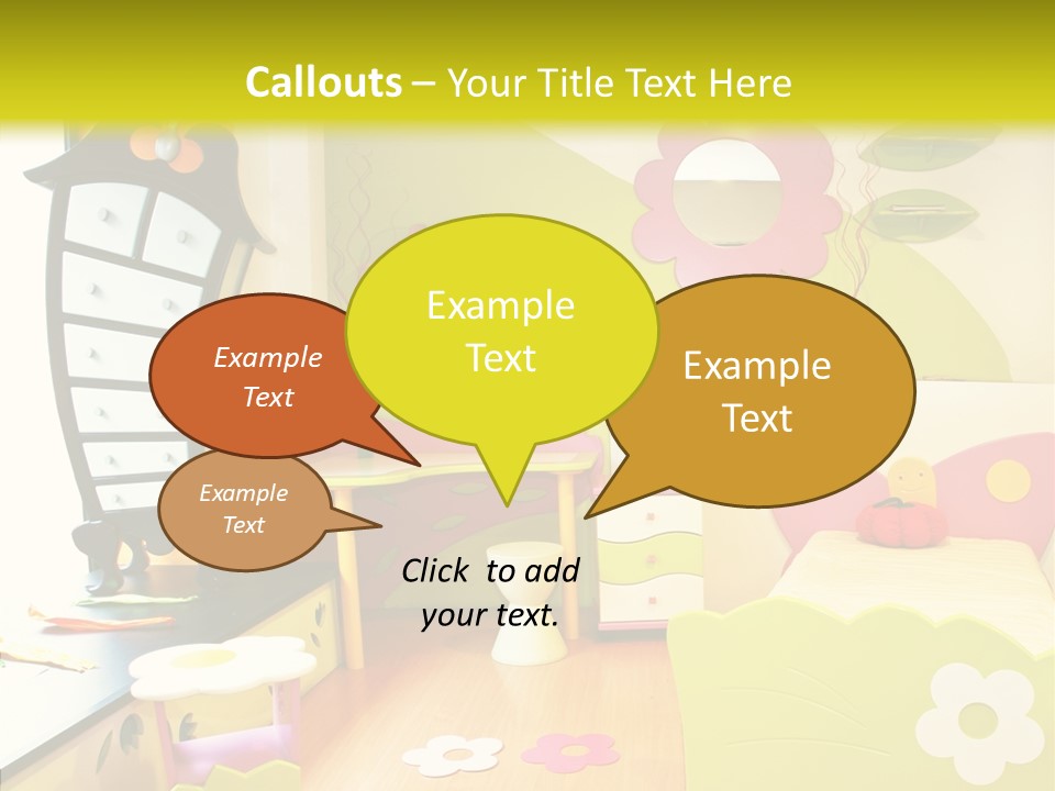 Interior Fun Bright PowerPoint Template