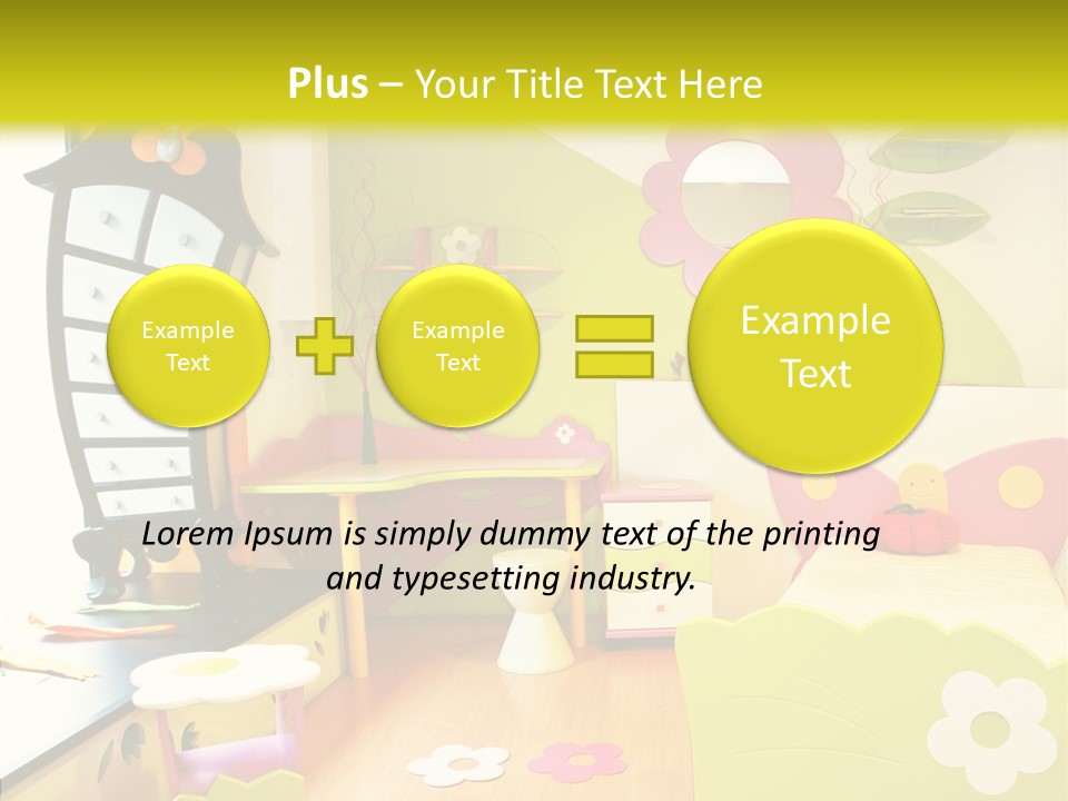 Interior Fun Bright PowerPoint Template
