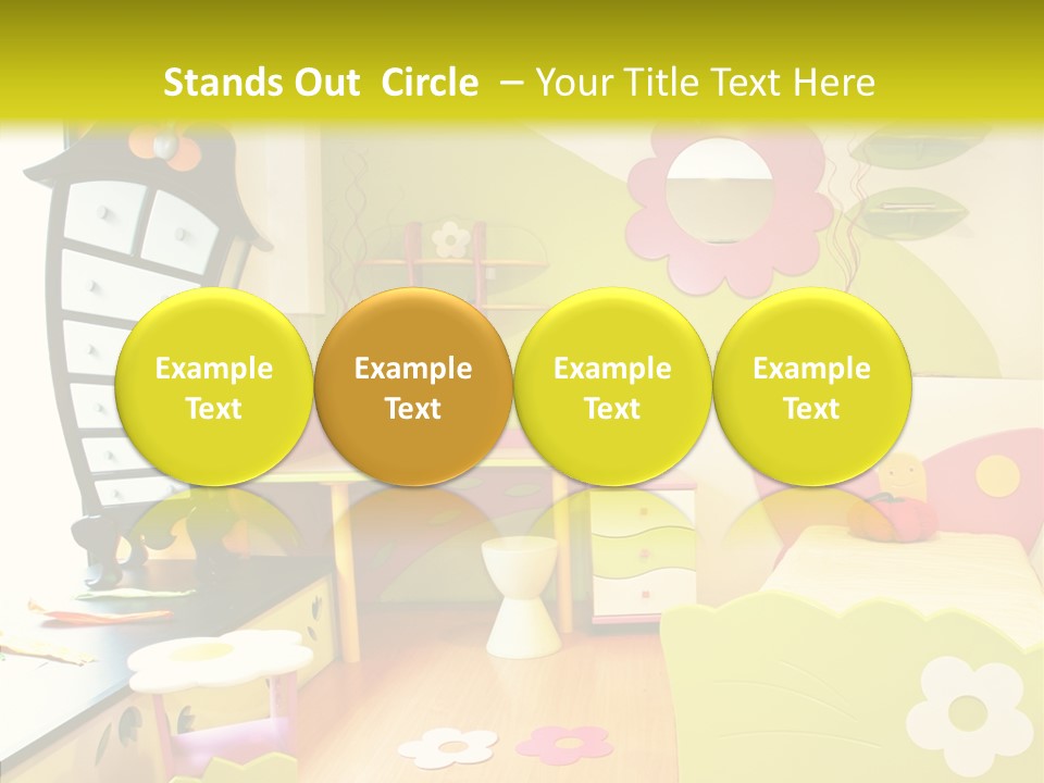 Interior Fun Bright PowerPoint Template