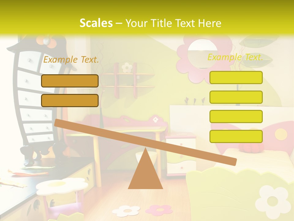 Interior Fun Bright PowerPoint Template