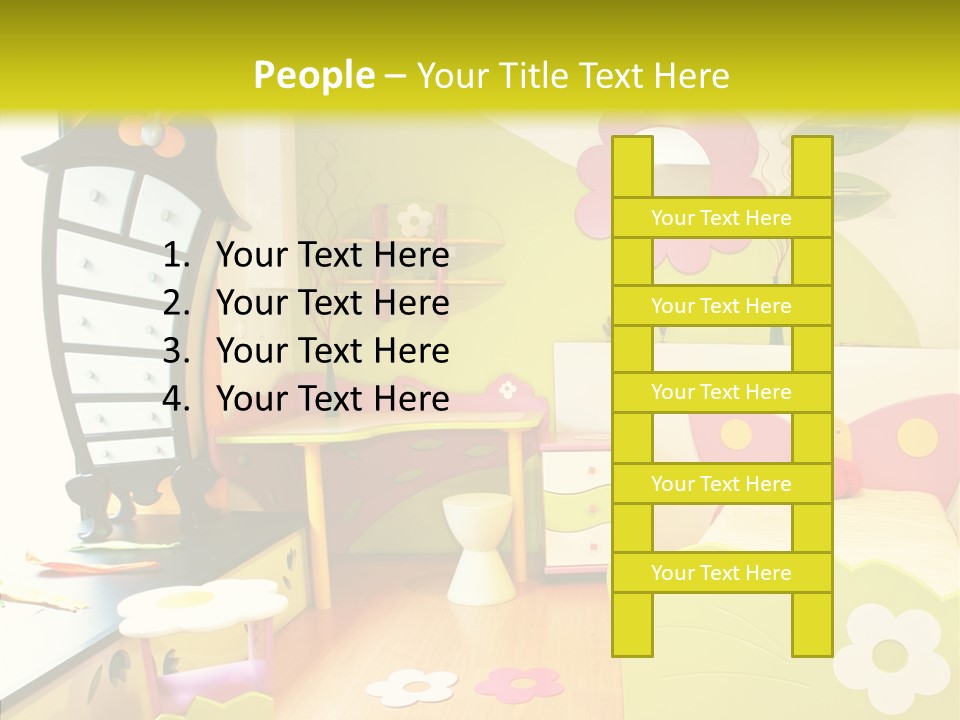 Interior Fun Bright PowerPoint Template