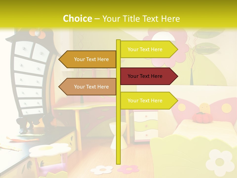 Interior Fun Bright PowerPoint Template