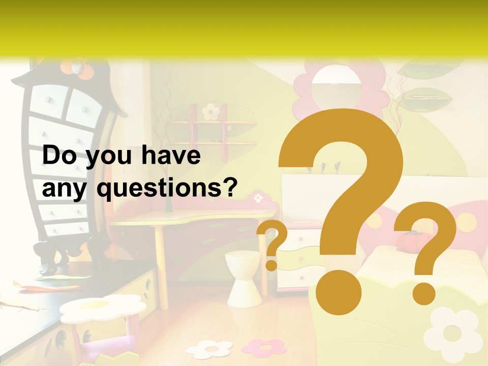 Interior Fun Bright PowerPoint Template