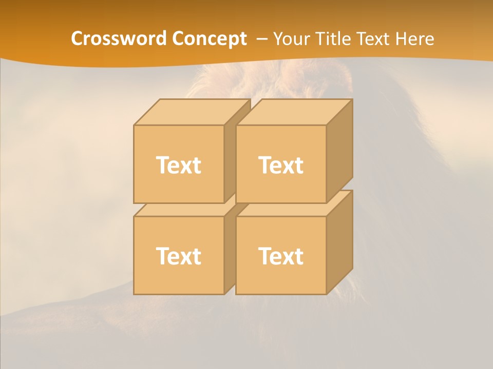 Wildlife Sunny Predatory PowerPoint Template