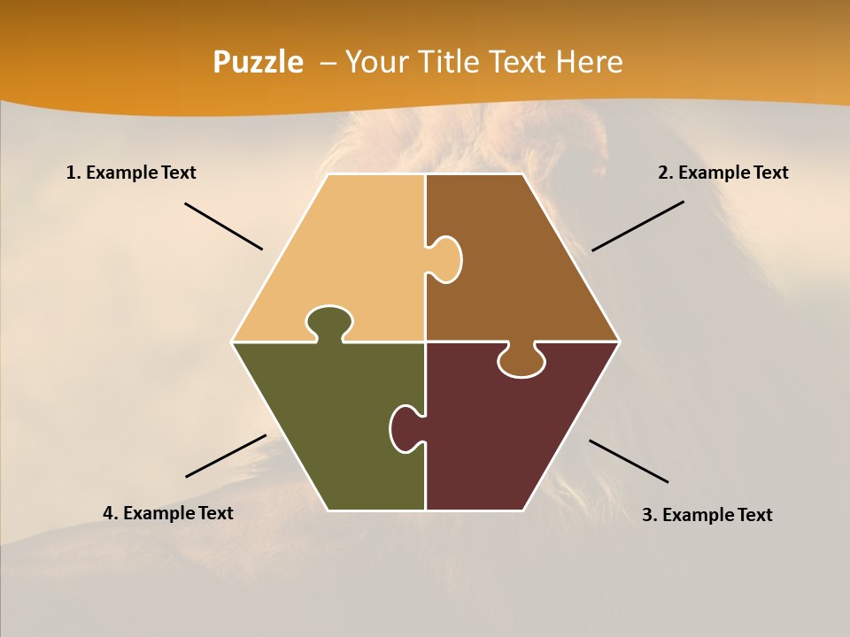 Wildlife Sunny Predatory PowerPoint Template
