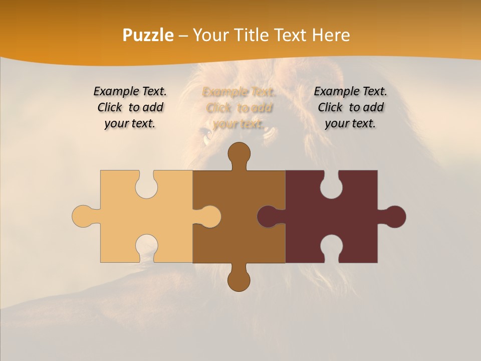 Wildlife Sunny Predatory PowerPoint Template