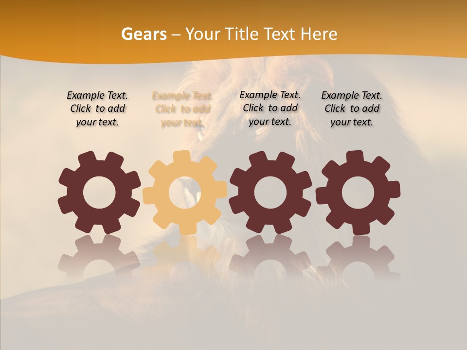 Wildlife Sunny Predatory PowerPoint Template